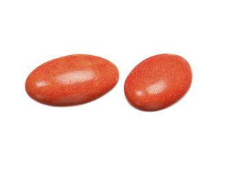 Red capsules like Accutane Isotretinoin capsules,  Sample Image